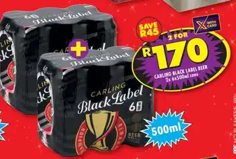 Shoprite CARLING BLACK LABEL BEER offer