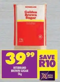 Shoprite RITEBRAND BROWN SUGAR 2kg offer