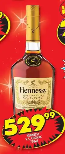 Shoprite HENNESSY V.S. COGNAC 750ml offer