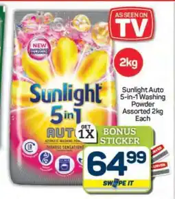 Pick n Pay Hypermarket Sunlight Auto 5-in-1 Washing Powder offer