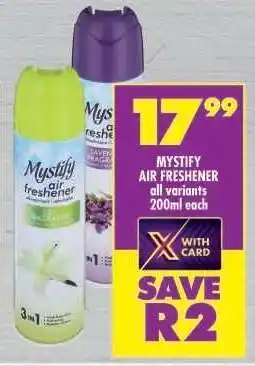 Shoprite MYSTIFY AIR FRESHENER offer