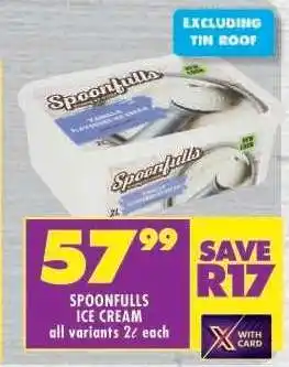 Shoprite Spoonfulls Ice Cream offer