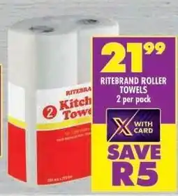 Shoprite RITEBRAND ROLLER TOWELS offer