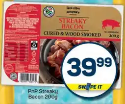 Pick n Pay PnP Streaky Bacon 200g offer