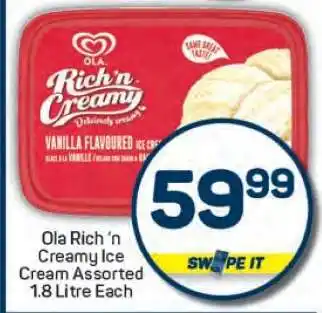Pick n Pay Ola Rich 'n Creamy Ice Cream Assorted offer