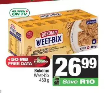 Spar Bokomo Weet-bix 450 g offer