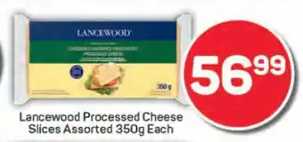 Pick n Pay Lancewood Processed Cheese Slices Assorted 350g Each offer