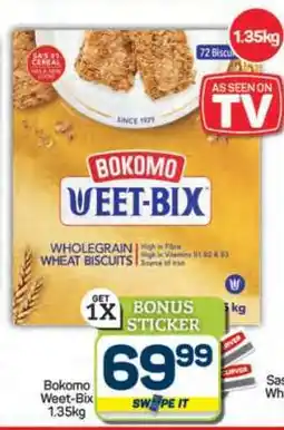 Pick n Pay Hypermarket Bokomo Weet-Bix 1.35kg offer