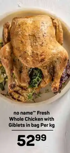 Pick n Pay no name Fresh Whole Chicken with Giblets in bag Per kg offer