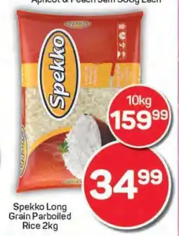 Pick n Pay Spekko Long Grain Parboiled Rice-2Kg offer