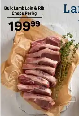 Pick n Pay Bulk Lamb Loin & Rib Chops Per kg offer