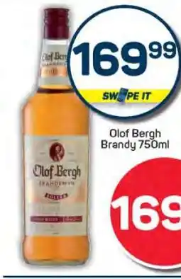 Pick n Pay Olof Bergh Brandy 750ml offer