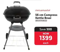 Makro Megamaster Compress Kettle Braai offer