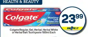 Pick n Pay Colgate Toothpaste offer