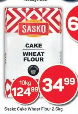Pick n Pay Sasko Cake Wheat Flour 2.5kg offer