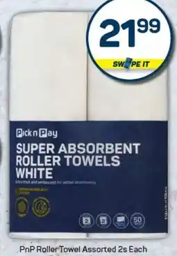 Pick n Pay PnP Roller Towel Assorted 2s Each offer
