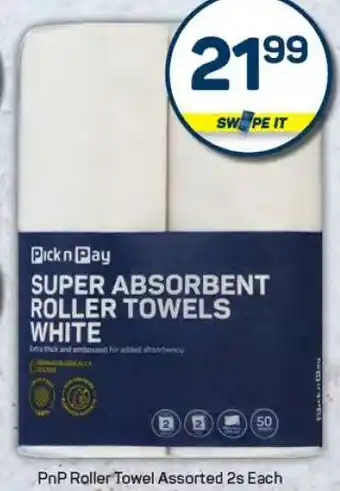 Pick n Pay PnP Roller Towel Assorted 2s Each offer