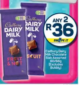Pick n Pay Cadbury Dairy Milk Chocolate Slab Assorted offer