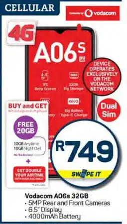 Pick n Pay Vodacom A06s 32GB offer
