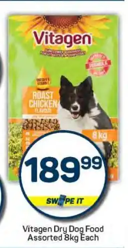 Pick n Pay Vitagen Dry Dog Food Assorted 8kg Each offer