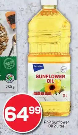 Pick n Pay PnP Sunflower Oil 2 Litre offer