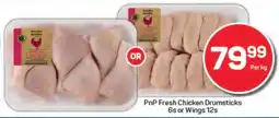 Pick n Pay PnP Fresh Chicken Drumsticks 6s or Wings 12s offer