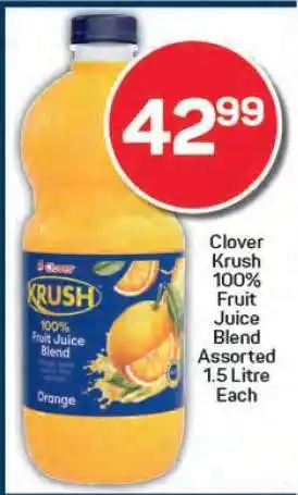 Pick n Pay Clover Krush 100 Fruit Juice Blend offer