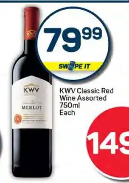 Pick n Pay KWV Classic Red Wine Assorted offer