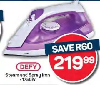 Pick n Pay DEFY Steam and Spray Iron offer