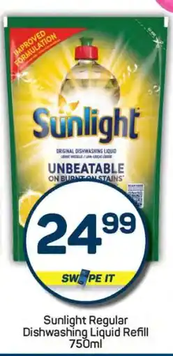 Pick n Pay Sunlight Regular Dishwashing Liquid Refill 750ml offer