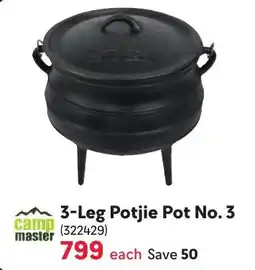 Makro Camp Master 3-Leg Potjie Pot No. 3 offer