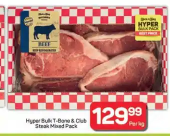 Pick n Pay Hypermarket Hyper Bulk T-Bone & Club Steak Mixed Pack offer