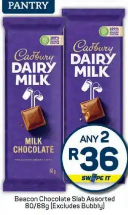 Pick n Pay BEACON Chocolate Slab Assorted offer