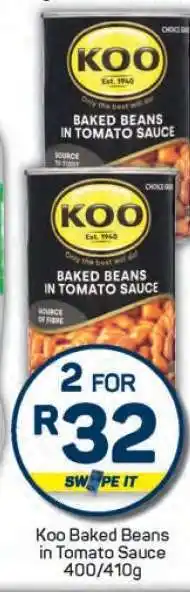 Pick n Pay Koo Baked Beans in Tomato Sauce offer