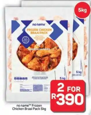 Pick n Pay Hypermarket no name Frozen Chicken Braai Pack 5kg offer