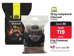 Makro Camp Master Lumpwood Charcoal offer
