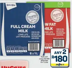 Pick n Pay Hypermarket PnP UHT Long Life Milk Assorted offer