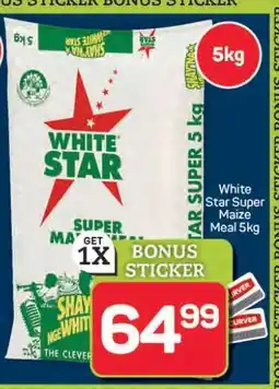 Pick n Pay Hypermarket White Star Super Maize Meal 5kg offer