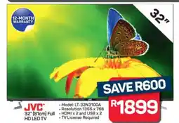 Pick n Pay Hypermarket JVC 32 (81cm) Full HD LED TV offer