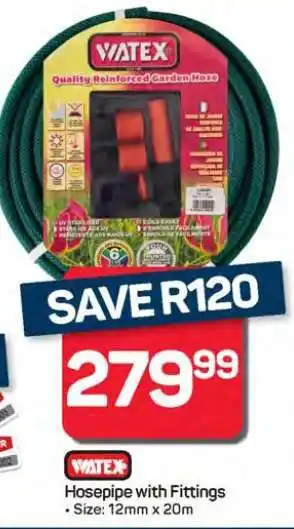 Pick n Pay Hypermarket WATEX Hosepipe with Fittings offer