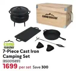 Makro Camp Master Cast Iron Camping Set offer