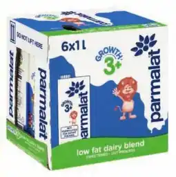 Checkers Parmalat Growth 3+ Low Fat Dairy Blend Milk Cartons offer
