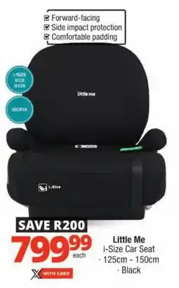 Checkers Little Me i-Size Car Seat offer