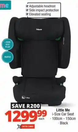 Checkers Little Me i-Size Car Seat offer
