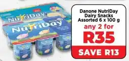 Food Lover's Market Danone NutriDay Dairy Snacks Assorted offer