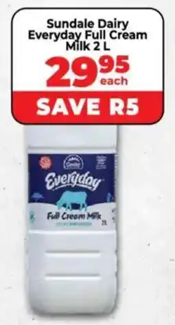 Food Lover's Market Sundale Dairy Everyday Full Cream Milk offer