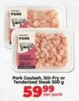 Food Lover's Market Pork Goulash, Stir-Fry or Tenderised Steak offer
