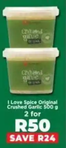 Food Lover's Market I Love Spice Original Crushed Garlic offer