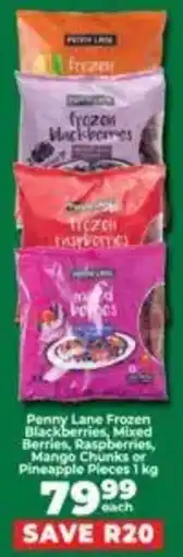 Food Lover's Market Penny Lane Frozen Blackberries, Mixed Berries, Raspberries, Mango Chunks or Pineapple Pieces offer