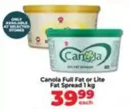 Food Lover's Market Canola Full Fat or Lite Fat Spread offer